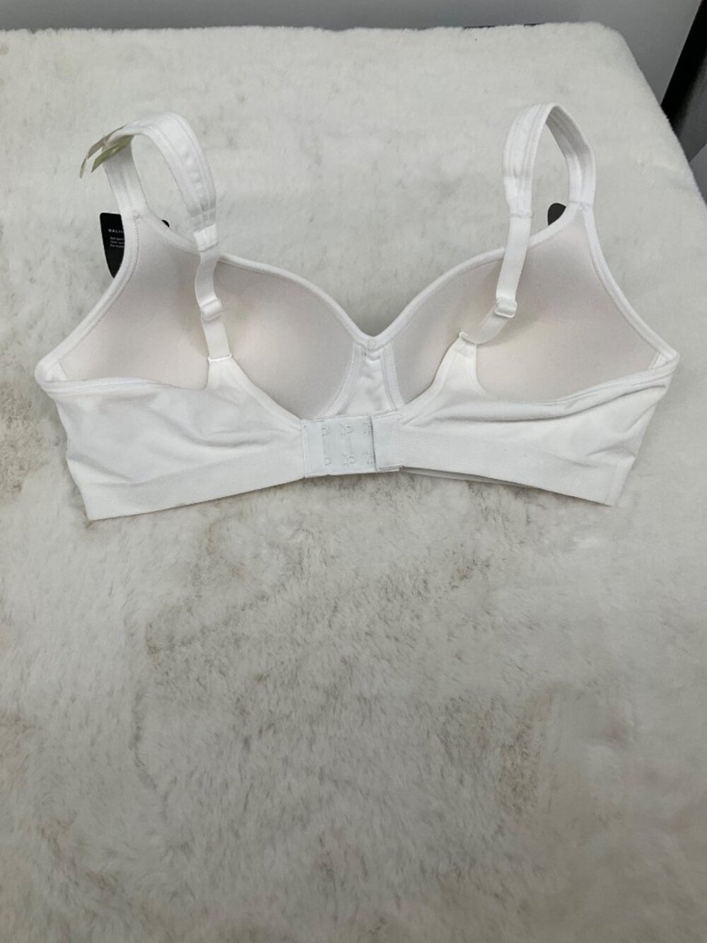 BALI 40B Comfort Revolution Wirefree All Around Support Bra White DF3463 - Picture 6 of 6